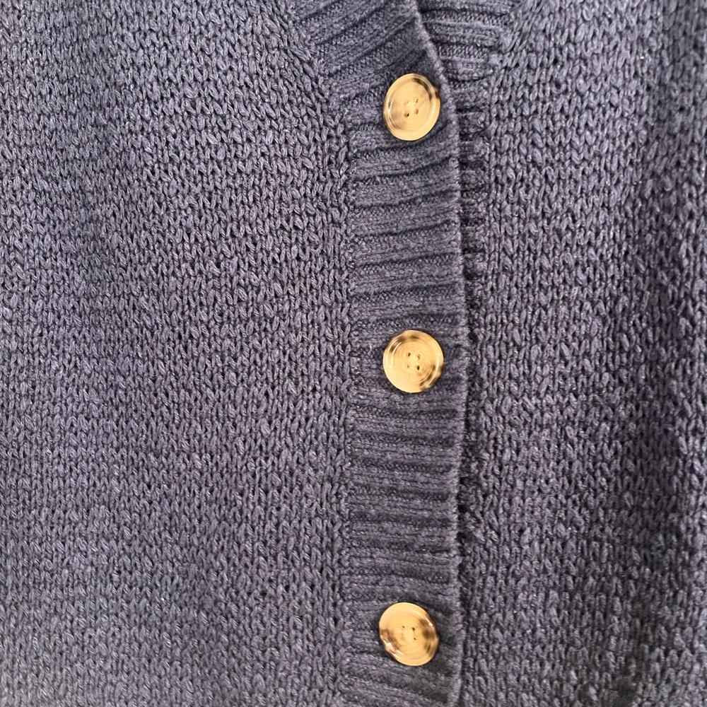 LOFT Navy Blue Cardigan Sweater - Picture 2 of 5